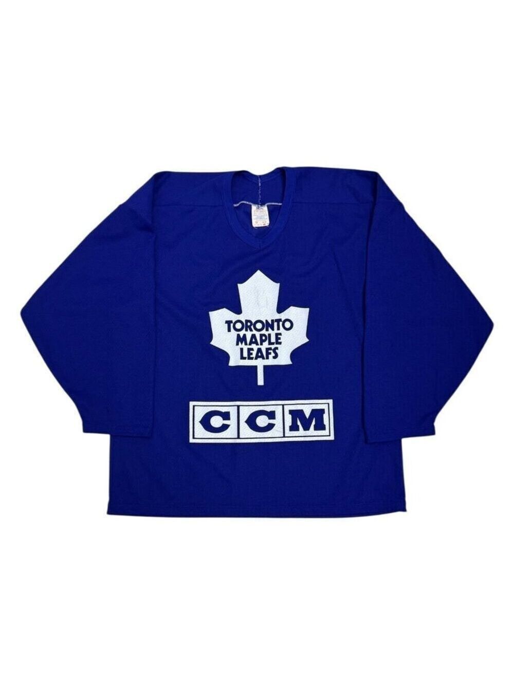 TORONTO MAPLE LEAFS NHL Vintage 90s Maska Air Knit NHL Hockey Jersey Mens Medium